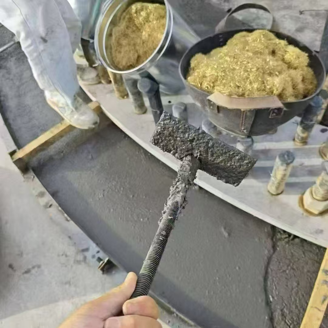七星C120钢纤维高强无收灌浆料 轧机压缩机汽轮机发电机锻压设备底座灌浆材料